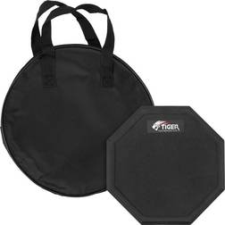 Tiger Music TDA4 Practice Pad with Carry Bag, 8in