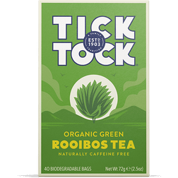 Tick Tock Organic Rooibos Green Tea 72g 40st