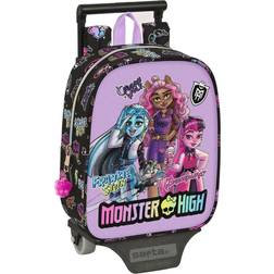 Monster High Skolväska med hjul Creep Svart 22 x 27 x 10 cm