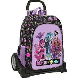 Monster High Skolväska med hjul Creep Svart 33 x 42 x 14 cm