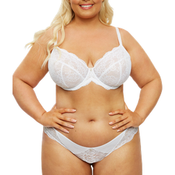 Ann Summers Sexy Lace Planet Fuller Bust Non Padded Plunge Bra - White