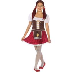 Atosa German Woman Velvet Brown Oktoberfest Girl Costume