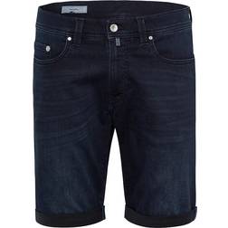 Pierre Cardin 5-Pocket Design Denim Shorts - Dark Blue