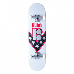 Plan B Team Complete Skateboard Danny Way One Offs White/Red/Grey 8.125"