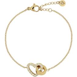 Edblad Eternal Heart Bracelet - Gold/Transparent