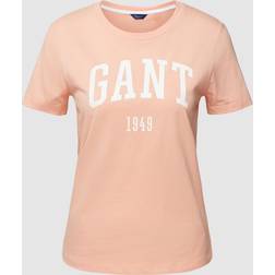 Gant T-Shirt Logo 4200670 Orange Regular Fit