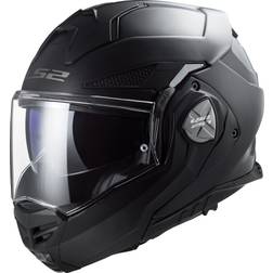 LS2 FF901 Advant X Solid Matt Black 06 Modular Helmet Black