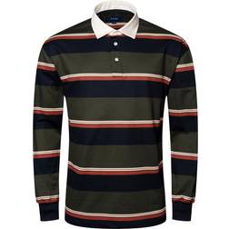 Eton Multistriped Rugby Polo Herr