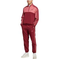 adidas 1/4 Zip Woven Tracksuit - Shadow Red