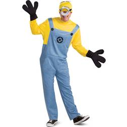 Disguise Deluxe Adult Minion Costume Black/Blue/Yellow