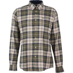 Barbour Lifestyle Flannel Check Shirt Forest Mist