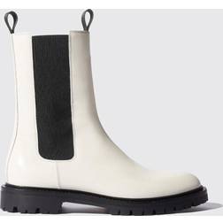 Scarosso Wooster chelsea boots white_brushed_calf