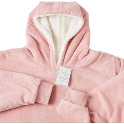 Sienna Sherpa Lining Warm Cozy Wearable Filt Rosa (182.9x86.4cm)