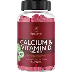 VitaYummy Calcium & Vitamin D Raspberry Gummies 60 st
