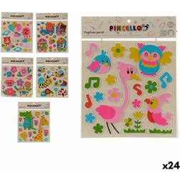 Pincello Klistermärken Multicolour 32 x 1 x 38 cm 24 antal