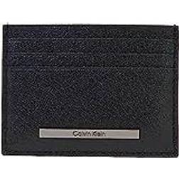 Calvin Klein Leather Cardholder - BLACK - One