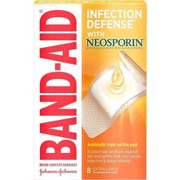 Band-Aid Infection Defense Medicated Bandages Neosporin 8-pack