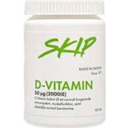 Skip Nutrition D-Vitamin tabletter 50 µg 100
