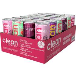 Clean Drink Energy Drink Mixed Flavors 330ml 24 st