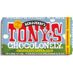 Tony's Chocolonely Choklad Strawberry Cheesecake