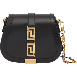 Versace Greca Goddess Small Shoulder Bag - Black