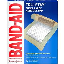 Band-Aid Tru-Stay Sheer Adhesive Bandages 10-pack