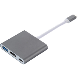 INF USB C - USB A 3.0/HDMI/USB C PD M-F Adapter