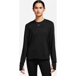 Nike Women's Dri-FIT Swift Element UV Crewneck Sweatshirt Black/Reflective Silv
