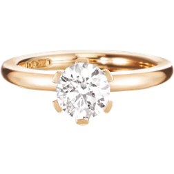 Efva Attling High On Love Ring - Gold/Diamond