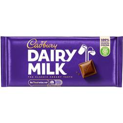 Cadbury Dairy Milk Chocolate Bar 95g 1pack