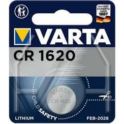 Varta Knappcellsbatteri litium 1x 3V CR 1620 CR1620 3 V 70 mAh 1.55 V