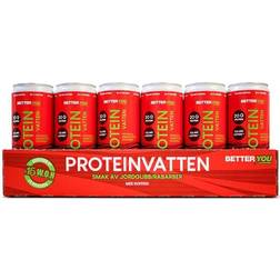 Better You Proteinvatten Jordgubb/Rabarber 330ml 24 st