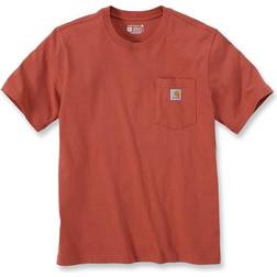 Carhartt k87 pocket s/s t-shirt terracotta