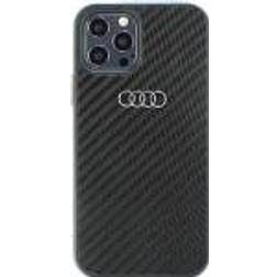 Audi iPhone 12/12 Pro Mobilskal Carbon Fiber Svart