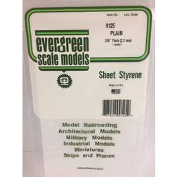 Evergreen Weiße Polystyrolplatte, 150x300x3,20 mm, 1 Stück