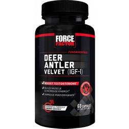 Force Factor Deer Antler Velvet IGF-1 Testosterone Booster 60 st