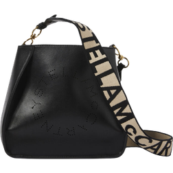 Stella McCartney Logo Shoulder Bag - Black