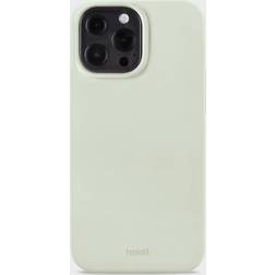 Holdit iPhone13 Pro Max Silicone Case Mobilskal White Moss