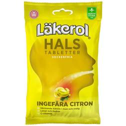 Läkerol Hals Ingefära Citron 65g 1st