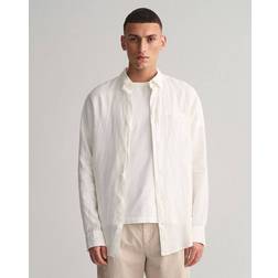 Gant Reg Linen Shirt White