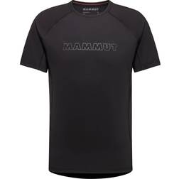 Mammut Selun Logo FL T-shirt Herr svart 2023 T-shirts för Träning