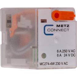 Metz Connect Industrierelais 4W,230VAC,7A 110017-05.14.07