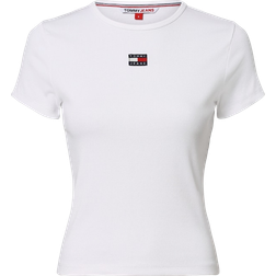 Tommy Jeans Women's Slim Fit T-shirt - White