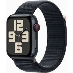 Apple Watch SE GPS Cellular 44mm Midnight Aluminium Case Sport Loop