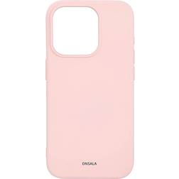 Gear Onsala iPhone 15 Pro silikonskal rosa