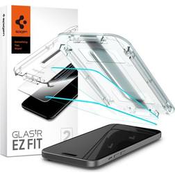 Spigen iPhone 15 Plus Skärmskydd GLAS.tR EZ Fit 2-pack
