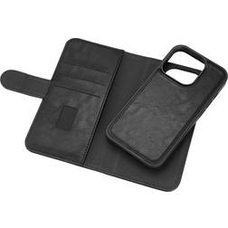 Gear Plånboksväska med Magnetskal iPhone 15 Plus Svart