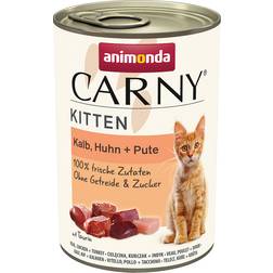 Animonda Carny Sparpack: Kitten Kalv, kyckling