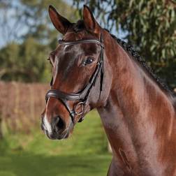 Collegiate ComFiTec Vogue Anatomical Bridle Colour Brown Warmblood