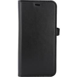 Buffalo iPhone 15 Plus 2-i-1 Leather MagSeries plånboksfodral svart